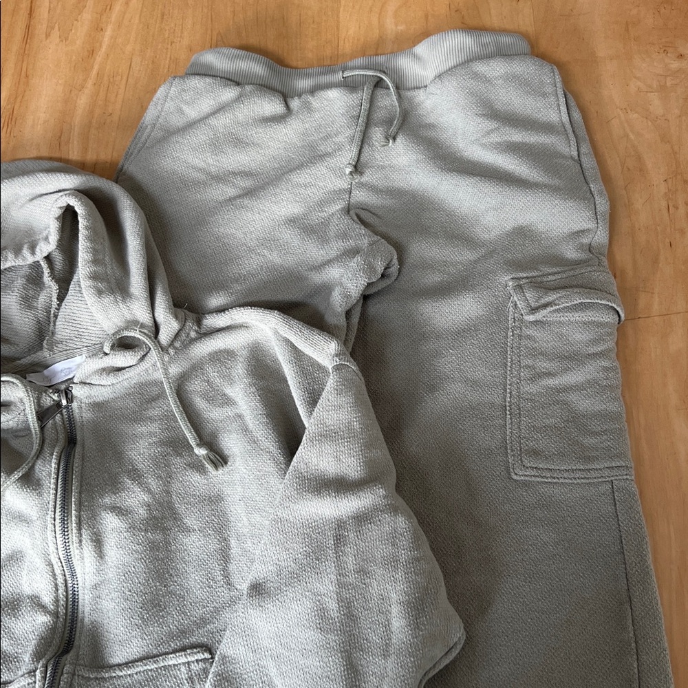 Hippie Rose Olive Knit Sweater and pants set - Picture 4 of 4